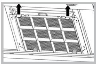 HOTPOINT HGF 6.8 AB X/HA - Servicing the charcoal filter (B) - 3