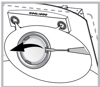 HOTPOINT HGF 6.8 AB X/HA - Remplacement des ampoules - 1