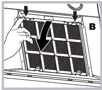 HOTPOINT HGF 6.8 AB X/HA - Substituição do FILTER de carvalho (B) - 1