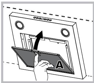 HOTPOINT HGF 6.8 AB X/HA - Manutenzione dei filtri antigrasso (A) - 1
