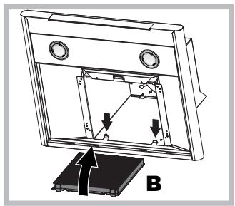 HOTPOINT HLC 9.B LAI X/HA - Entretien du filtré à charbon (B) - 2