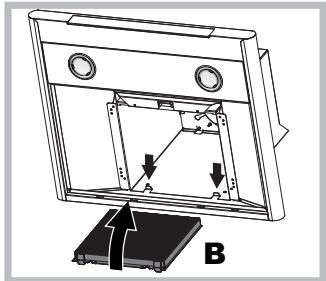 HOTPOINT HLC 9.B LAI X/HA - Servicing the charcoal filter (B) - 2