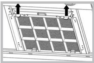 HOTPOINT HLC 9.B LAI X/HA - Manutenzione del filtro al carbone (B) - 3