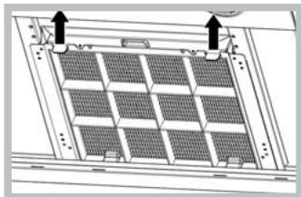 HOTPOINT HLQB 9.8 LASI X/HA - Servicing the charcoal filter (B) - 3