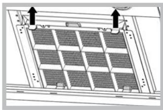 HOTPOINT HLQB 9.8 LASI X/HA - Manutenzione del filtro al carbone (B) - 3