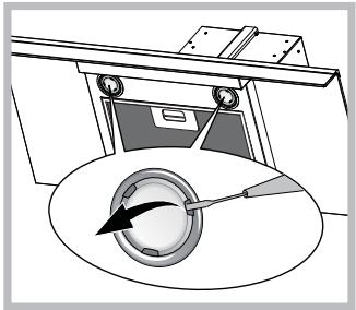 HOTPOINT HLQB 9.8 LASI X/HA - De lampen verrangen - 1