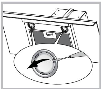 HOTPOINT HLQB 9.8 LASI X/HA - Sostituzione delle lampade - 1