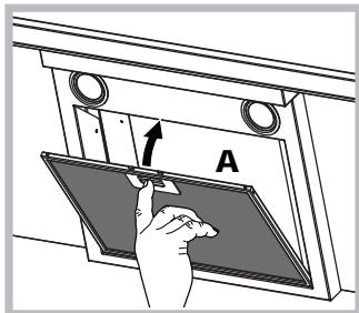 HOTPOINT HLQB 9.8 LASI X/HA - Konserwacja filtrów przyciwtluszczowych (A) - 1