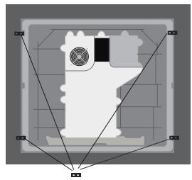 HOTPOINT KIX 644 B E - Instalação da anilha de segurança - 4