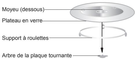 HOTPOINT MWHA 2322 B - INSTALLATION DE LA PLAQUE TOURNANTE - 1