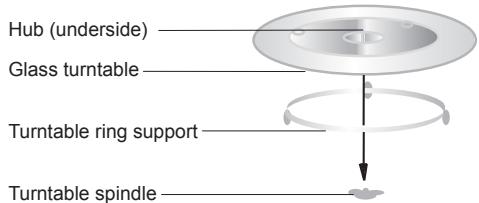 HOTPOINT MWHA 2322 B - TURNTABLE INSTALLATION - 1