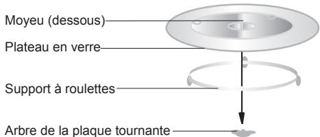 HOTPOINT MWHA 2824 B - INSTALLATION DE LA PLAQUE TOURNANTE - 1