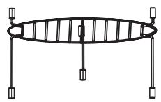 HOTPOINT MWHA 2824 B - Namen der Herdteile und Zubehör - 2