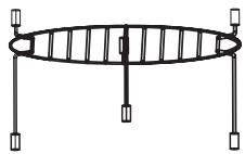 HOTPOINT MWHA 2824 B - Namen van Onderdelen van de Magnetron en Accessoires - 2