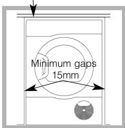 HOTPOINT TCM80C 6P - Where to put your dryer - 1