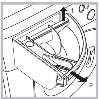 HOTPOINT WMD 752 SK - Reinigung der Waschmittelschublade - 1