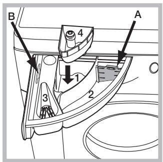 HOTPOINT WMD 752 SK - Detergent dispenser drawer - 1