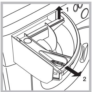 HOTPOINT WMD 752 SK - Cleaning the detergent dispenser drawer - 1