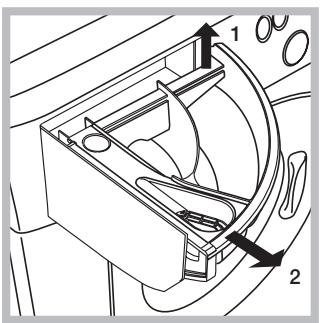 HOTPOINT WMD 752 SK - Reinigen van het wasmiddelbakje - 1
