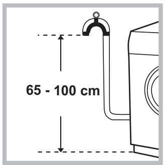 HOTPOINT WMUG 501 EU - Collegamento del tubo di scarico - 1