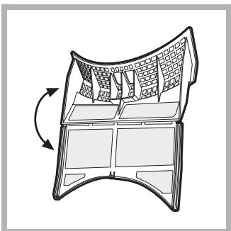 HOTPOINT AQC8 2F7 TM1 - Limpieza del filtro après de cada ciclo - 1