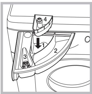 HOTPOINT AR6L 105 EX.M - Detergent dispenser drawer - 1