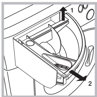 HOTPOINT AR6L 105 EX.M - Cleaning the detergent dispenser drawer - 1