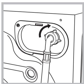 HOTPOINT AR6L 105 EX.M - Raccordement du tuyau d'arrivée de l'eau - 2