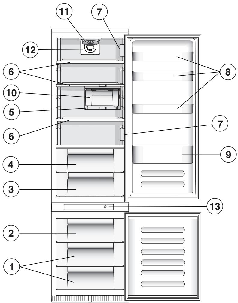 HOTPOINT BCB 31 AA V AI - Geräteansicht - 1