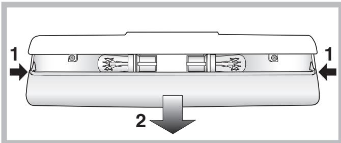 HOTPOINT EBYH 20423 X F - Replacing the light bulb * - 1