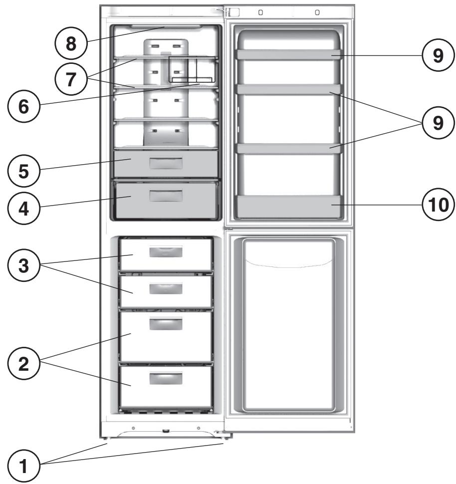 HOTPOINT EBYH 20423 X F - Overall view - 1
