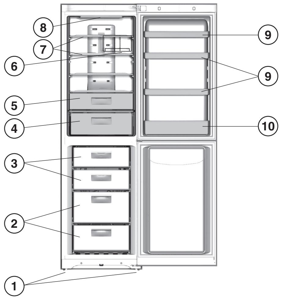 HOTPOINT EBYH 20423 X F - ON/OFF - 1