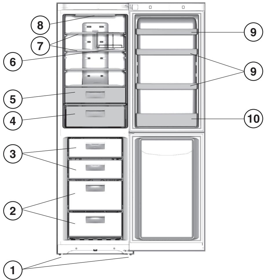 HOTPOINT EBYH 20423 X F - Geräteansicht - 1