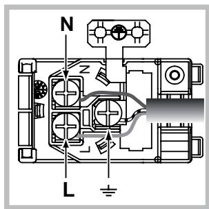 HOTPOINT FK 83 0 X/HA S - Montagem do cabo de fornecimento - 2