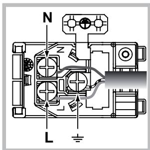 HOTPOINT FK 892EJ P 0 X/HA - Montagem do cabo de fornecimento - 2