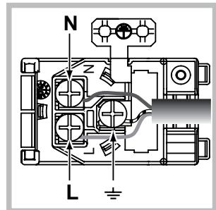 HOTPOINT FK 892EJ P 0 X/HA - Montaggio del cavo di alimentazione - 2
