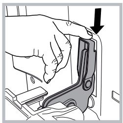 HOTPOINT FK1039ELP 0 X/HA - Pour démonter la porte du four avec les charnières soft closing\*: - 6