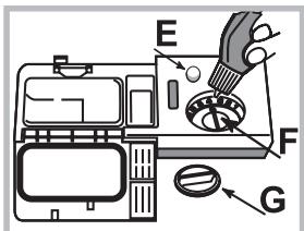 HOTPOINT LSFF 9M114 CX EU - Charger le produit de rinceage - 1