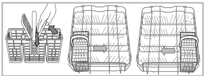 HOTPOINT LSFF 9M114 CX EU - Cutlery basket - 1