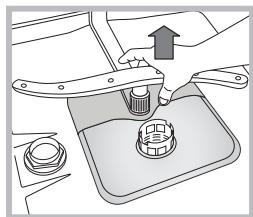 HOTPOINT LSFF 9M114 CX EU - Cleaning the spray arms - 2