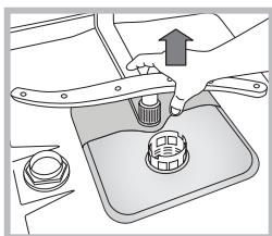 HOTPOINT LSFF 9M114 CX EU - Nettoyer les bras de lavage - 2