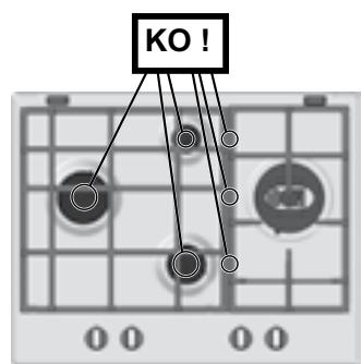 HOTPOINT PK 741 RQO GH - Replacing the Triple ring burner nozzles - 8