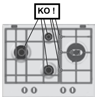HOTPOINT PK 741 RQO GH - Replacing the Triple ring burner nozzles - 9