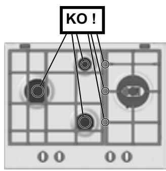 HOTPOINT PK 741 RQO GH - Substituição dos bicos do queimador de tripla coroa - 11