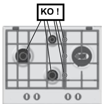 HOTPOINT PK 741 RQO GH - Replacing the Triple ring burner nozzles - 10
