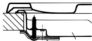 HOTPOINT PK 741 RQO GH - Hook fastening diagram - 1