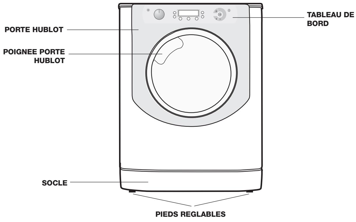 HOTPOINT PWAQ92F 29 FR - Description de l'appareil - 1