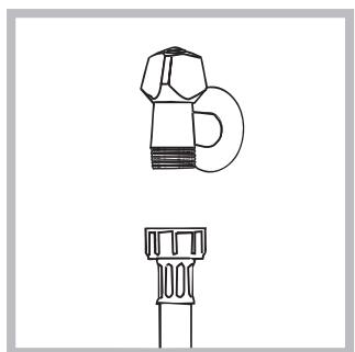 HOTPOINT PWAQ92F 29 FR - Connecting the water inlet hose - 2