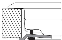 HOTPOINT FTGHG 641 D/HA - Schema voor de bevestiging van de haken - 3