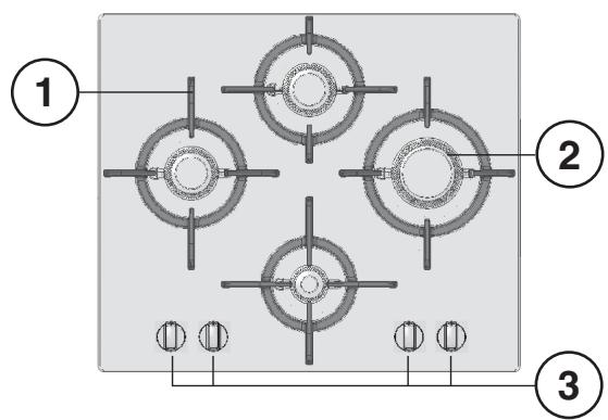 HOTPOINT FTGHG 641 D/HA - Geräteansicht - 1